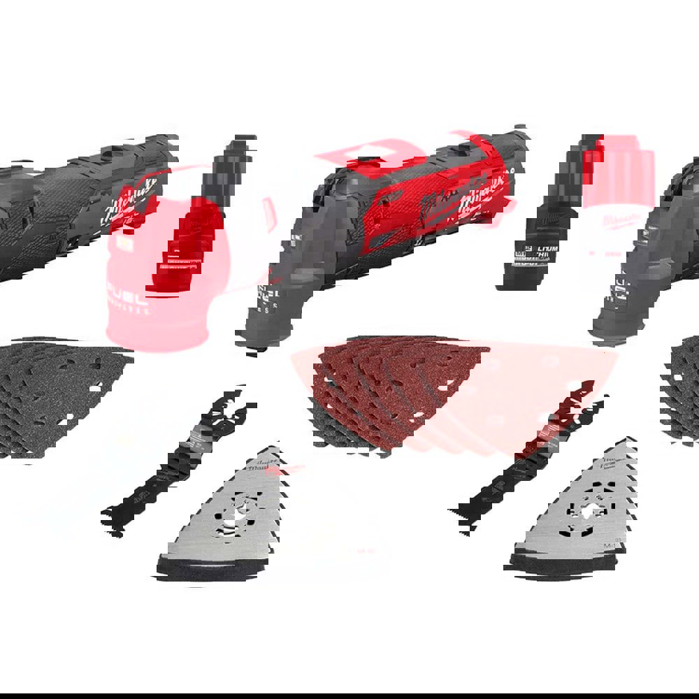 Rotary & Multi-Tools; Product Type: Oscillating Multi-Tool ; Batteries Included: No ; Oscillation Per Minute: 11000 to 20000 ; Battery Chemistry: Lithium-ion ; Voltage: 12.00 ; Handle Type: Straight